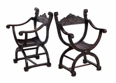 Chairs Expected ! en Wood, 19 th century