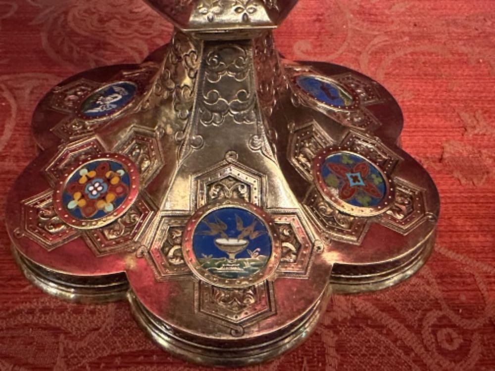 Pair  Chalice And Ciborium