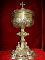 Chalice & Ciborium More Details Pictures Soon ! en Full - Silver / Enamel, France 19 th century ( Anno 1865 )