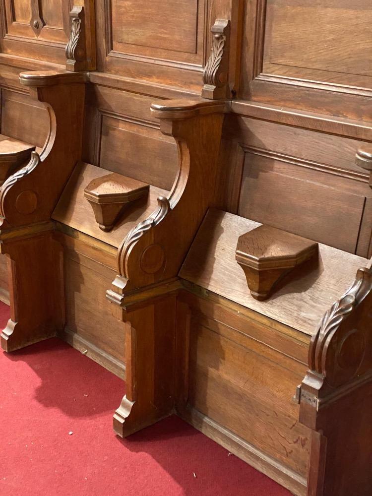 Pair  Choir Seats
