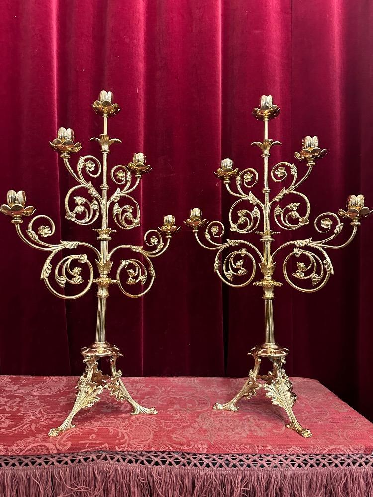 Pair Classical Candle Holders