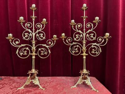 Pair Classical Candle Holders