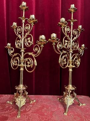 Pair Classical Candle Holders