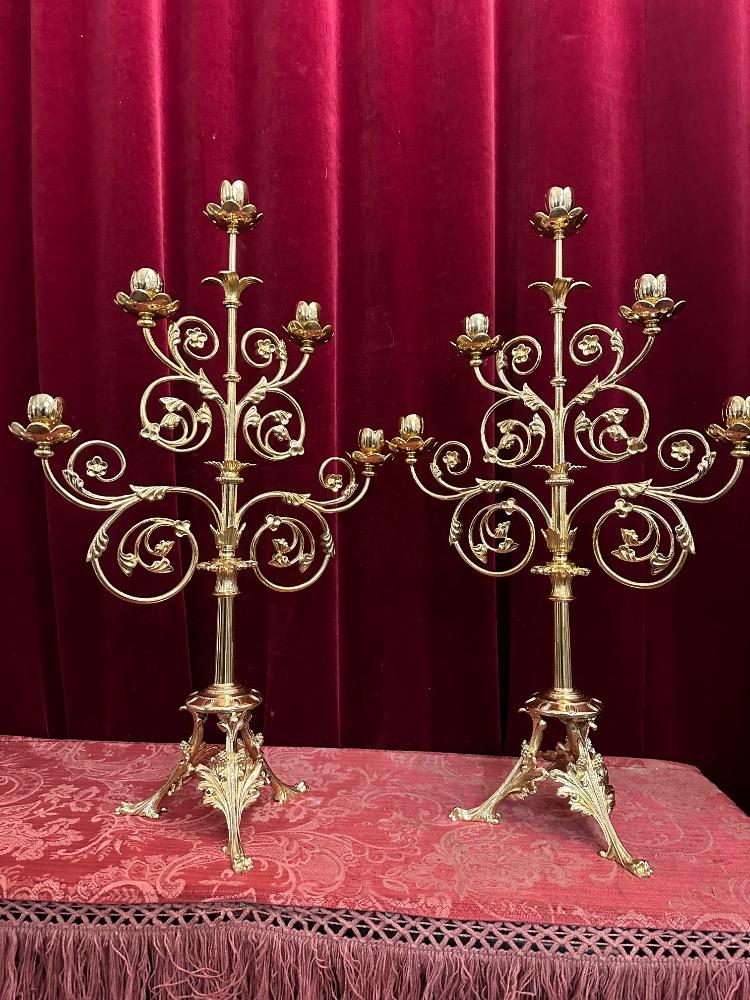 Pair Classical Candle Holders