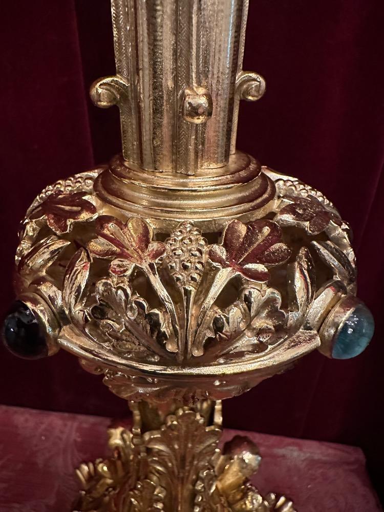 Pair Classicistic Candle Holders