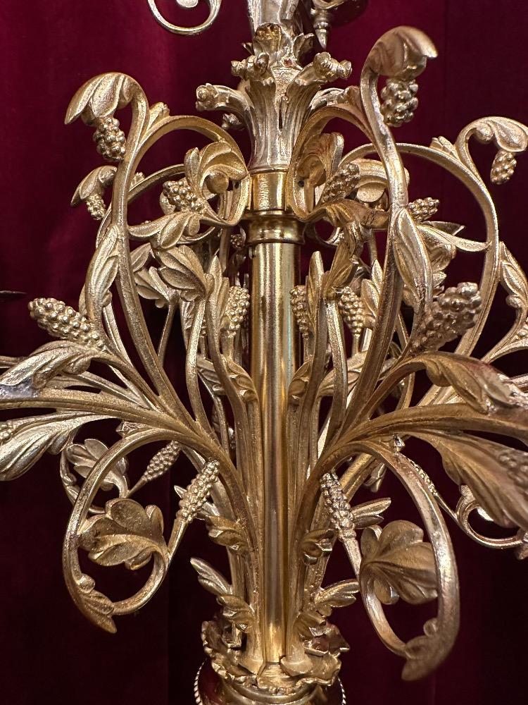 Pair Classicistic Candle Holders