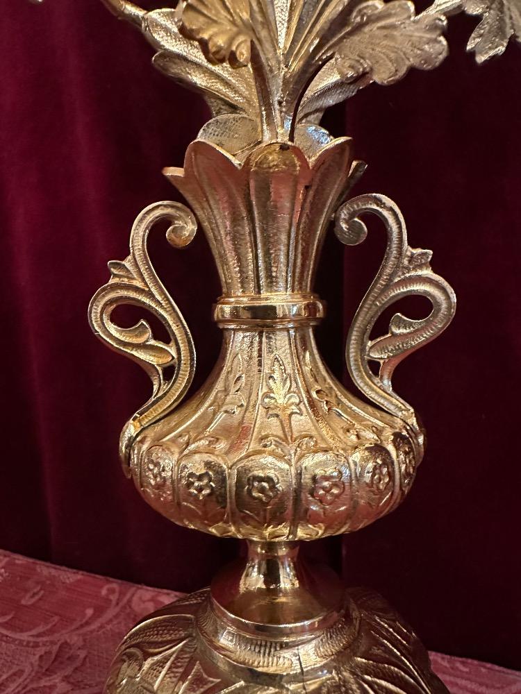 Pair Classicistic Candle Holders