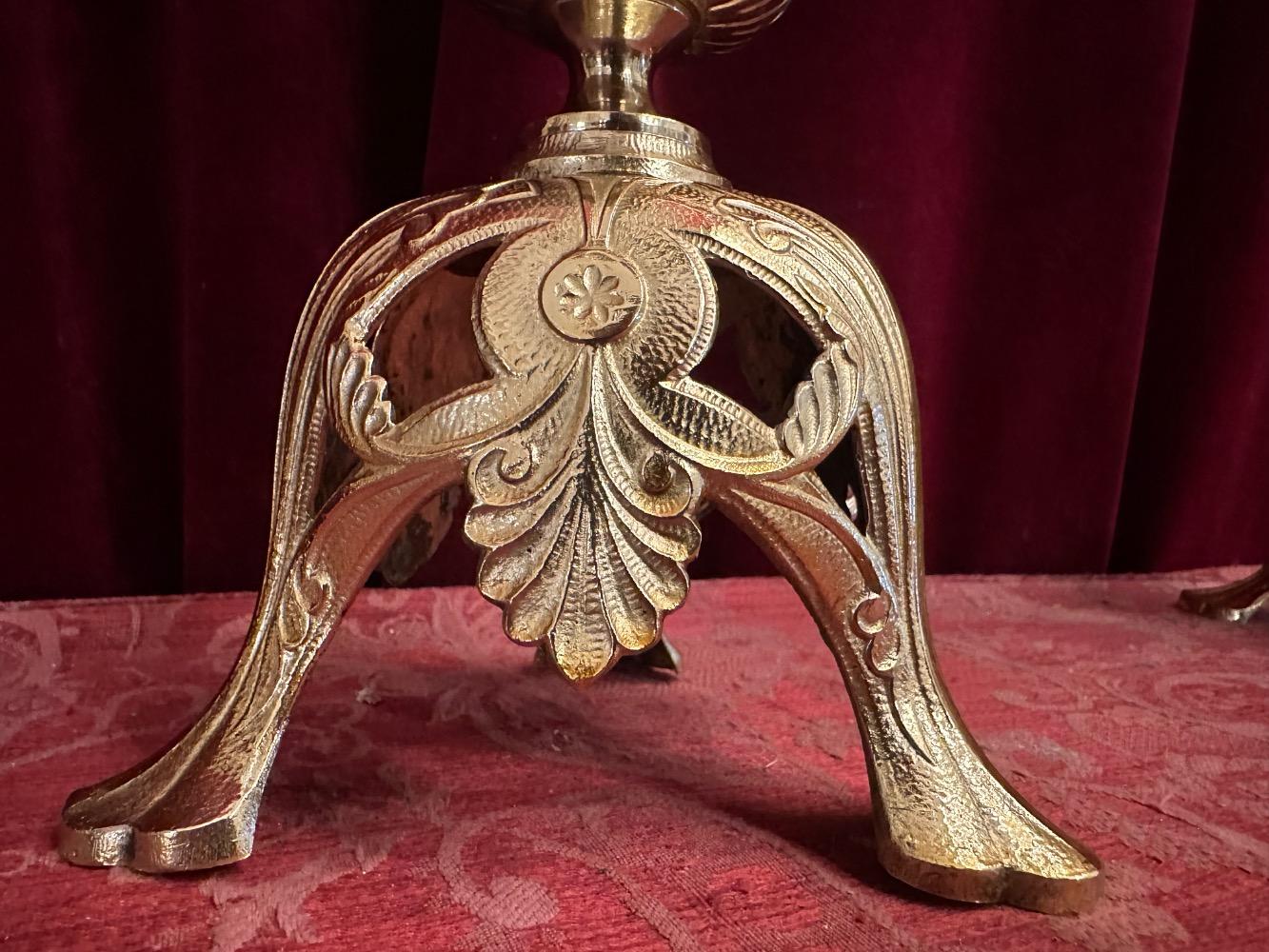 Pair Classicistic Candle Holders