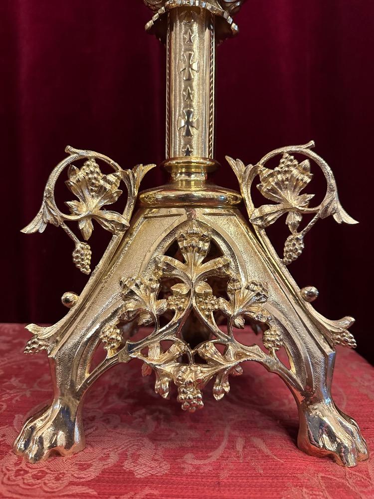 Pair Classicistic Candle Holders