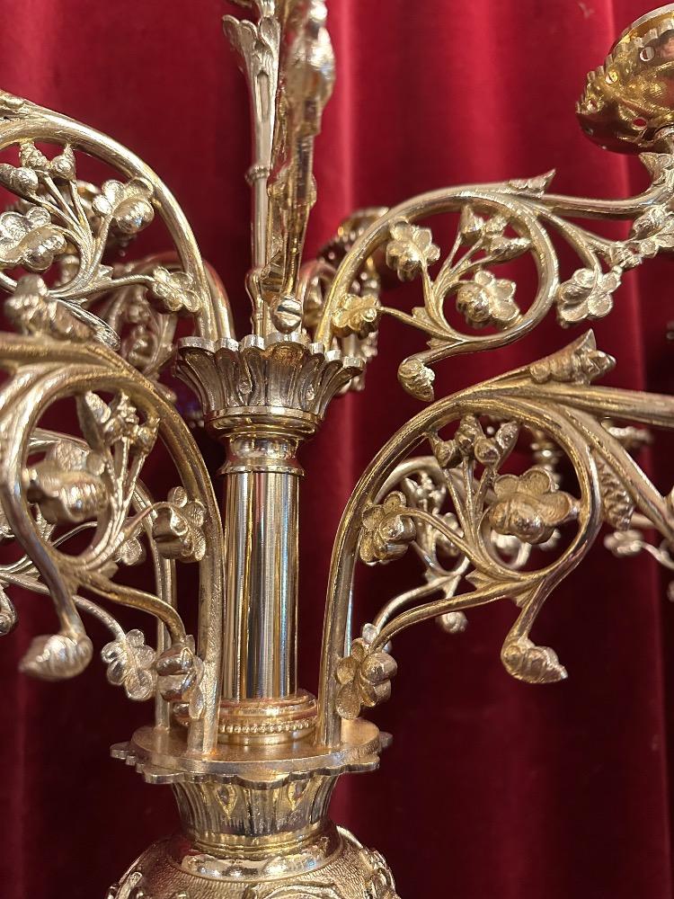 Pair Classicistic Candle Holders