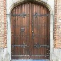 Exceptional Church Doors..  en Oak wood, Belgium 19th century / 1905