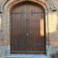 Exceptional Church Doors.  en Oak wood, Belgium 19th century / 1905