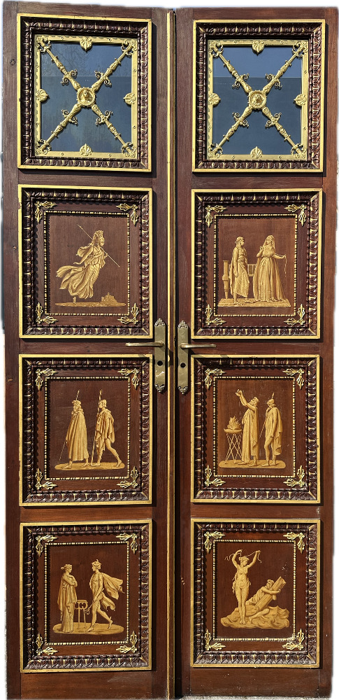 Pair  Exceptional Double Sided Doors.