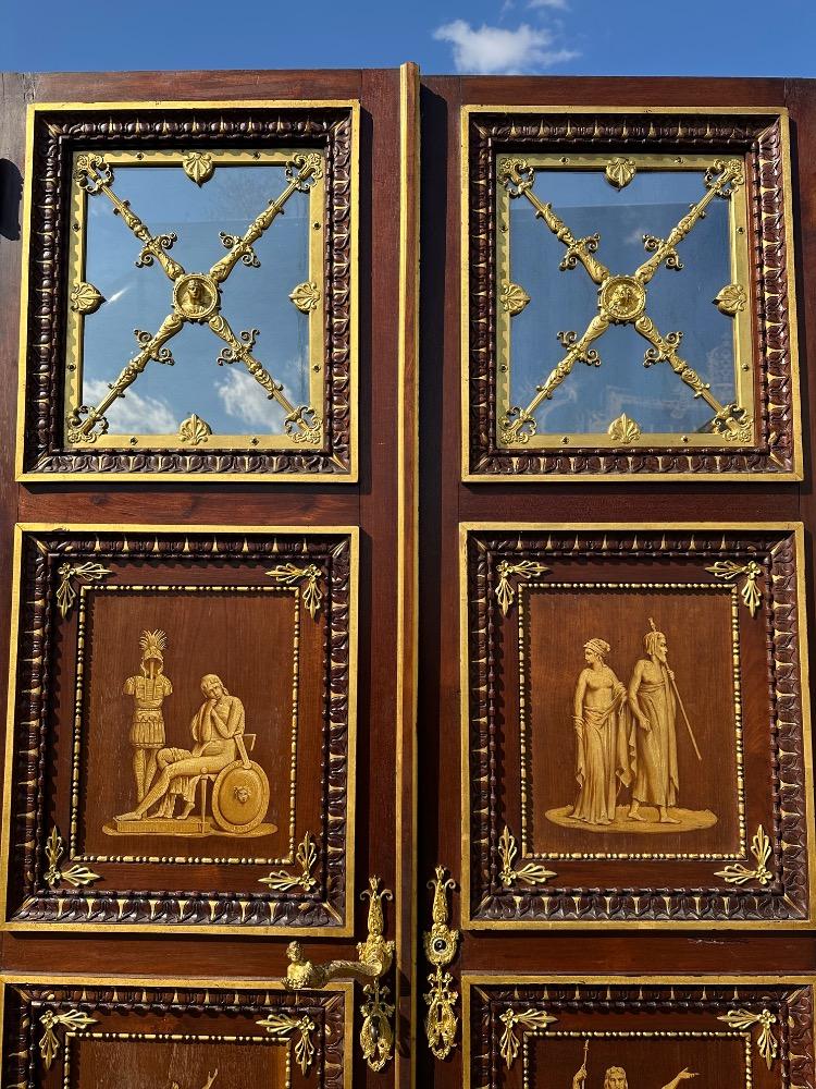 Pair  Exceptional Double Sided Doors.