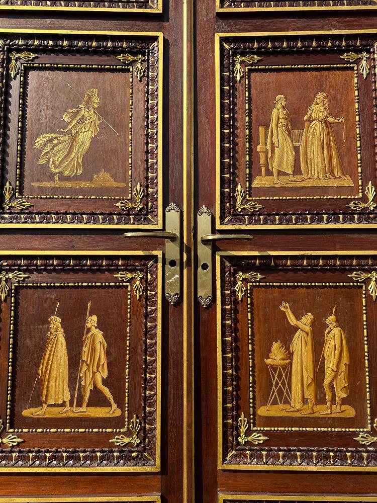 Pair  Exceptional Double Sided Doors.