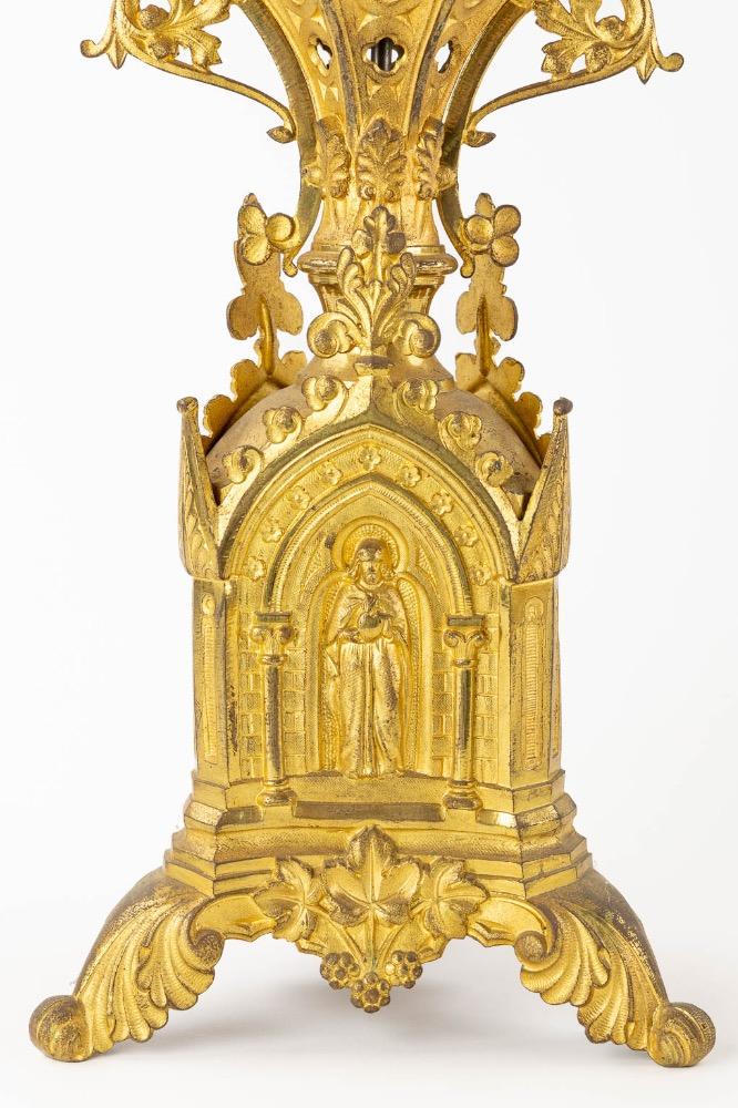 Pair  Floral Candle - Holders