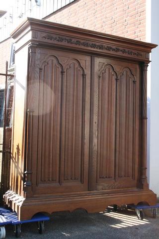 Pair gothic Cabinets