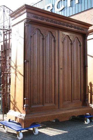 Pair gothic Cabinets