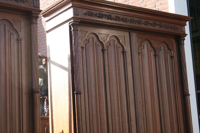 Pair gothic Cabinets