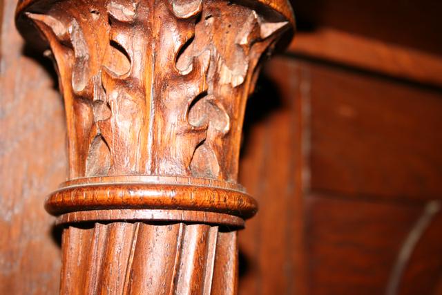 Pair gothic Cabinets