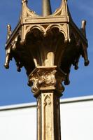 Candle Sticks style Gothic en Bronze / Brass, FRANCE 19 th century