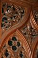 Confessionals style gothic en WOOD OAK, Dutch 19th century