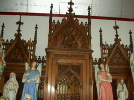 Confessionals style gothic en WOOD OAK, Dutch 19th century