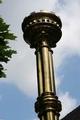 Stunning Large Brass Candle Sticks style gothic en BRASS , Belgium 19th century