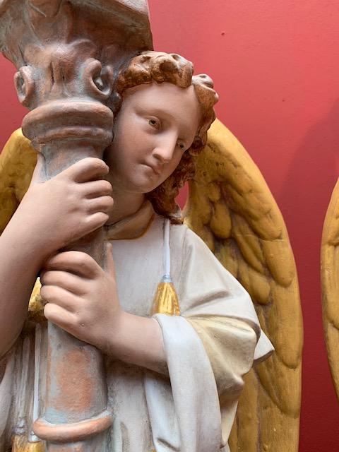 Pair Gothic - style Angels