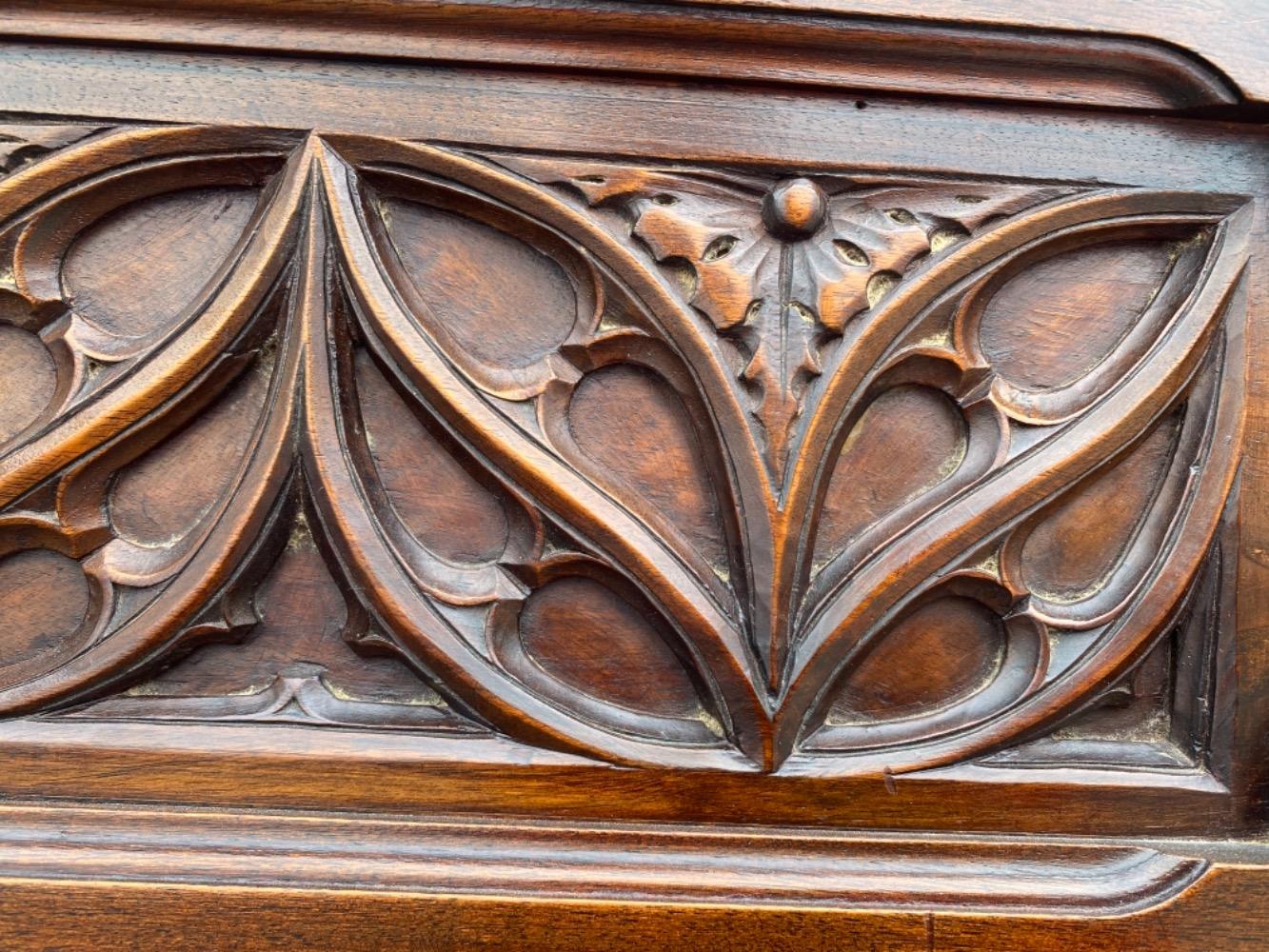 Pair Gothic - style Bishop Seats