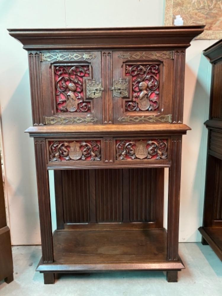 Pair Gothic - Style Cabinets