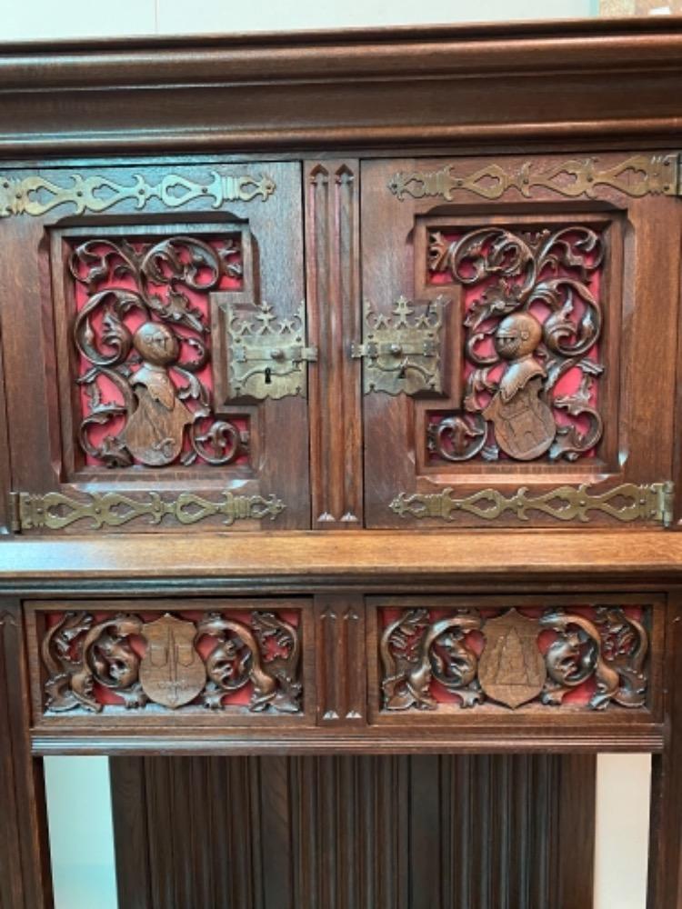 Pair Gothic - Style Cabinets