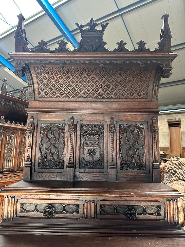 Pair Gothic - Style Cabinets