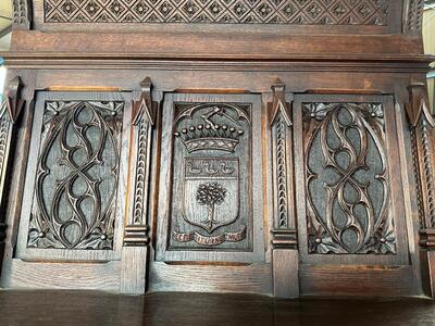 Cabinets style Gothic - Style en Wood, France 19 th century
