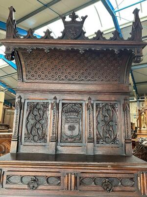 Cabinets style Gothic - Style en Wood, France 19 th century