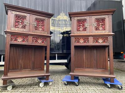 Cabinets style Gothic - Style en Wood, BELGIUM 19 th century