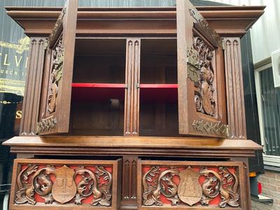 Cabinets style Gothic - Style en Wood, BELGIUM 19 th century