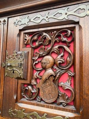 Cabinets style Gothic - Style en Wood, BELGIUM 19 th century