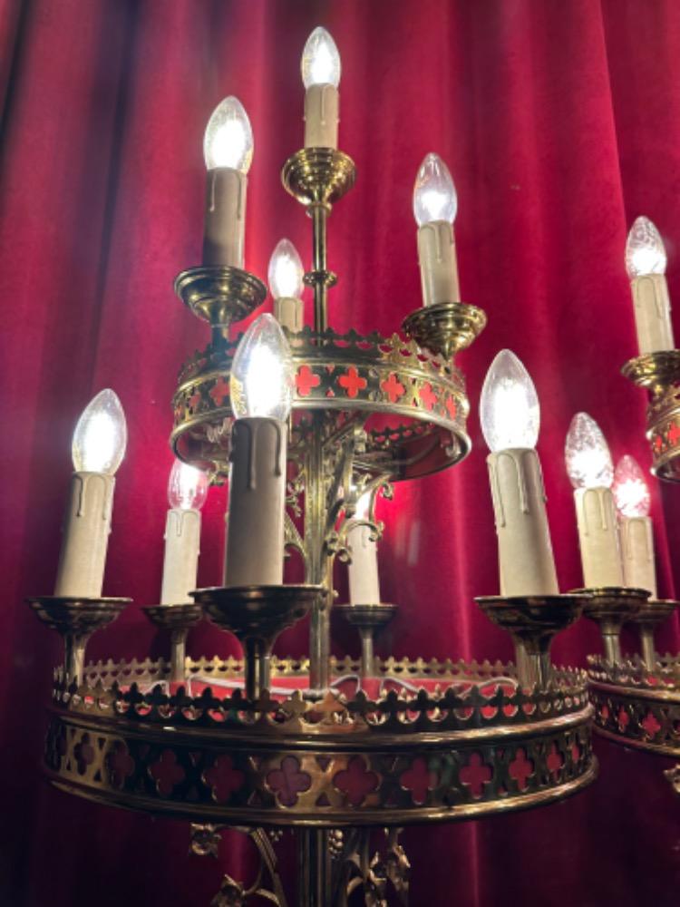 Pair Gothic - Style Candelabra