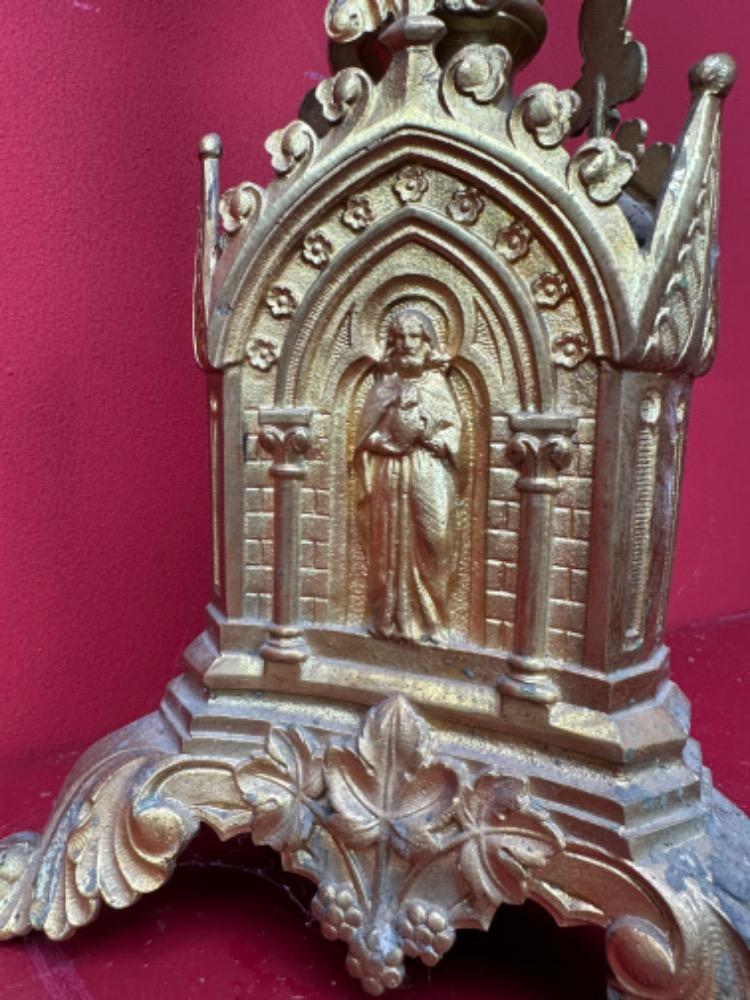 Pair Gothic - Style Candle Holders