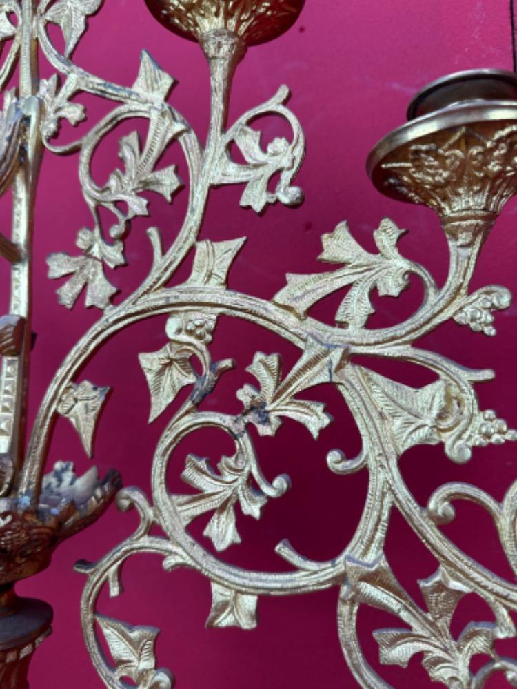 Pair Gothic - Style Candle Holders