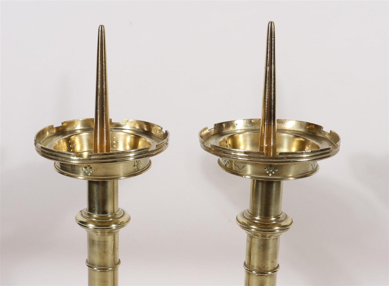 Pair Gothic - Style Candle Holders E