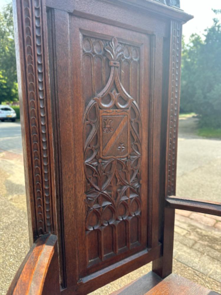 Pair Gothic - Style Chairs