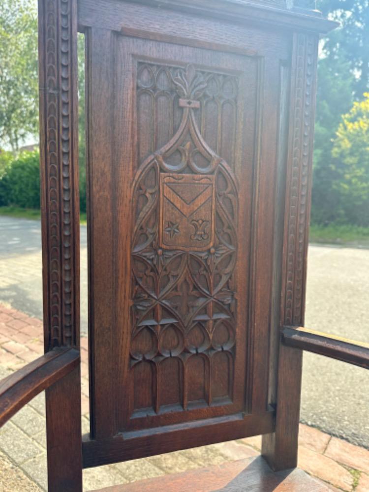 Pair Gothic - Style Chairs