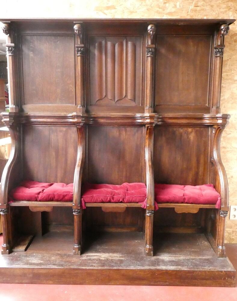 Pair  Gothic - Style Choir Seats