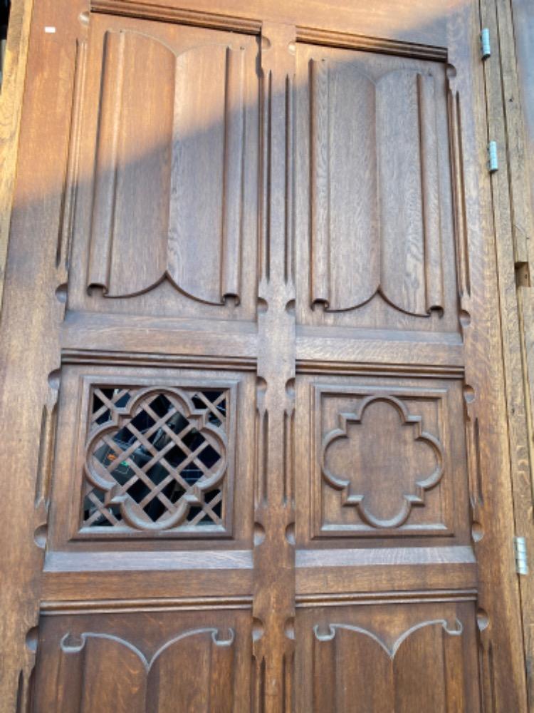 Pair  Gothic - style Church Doors