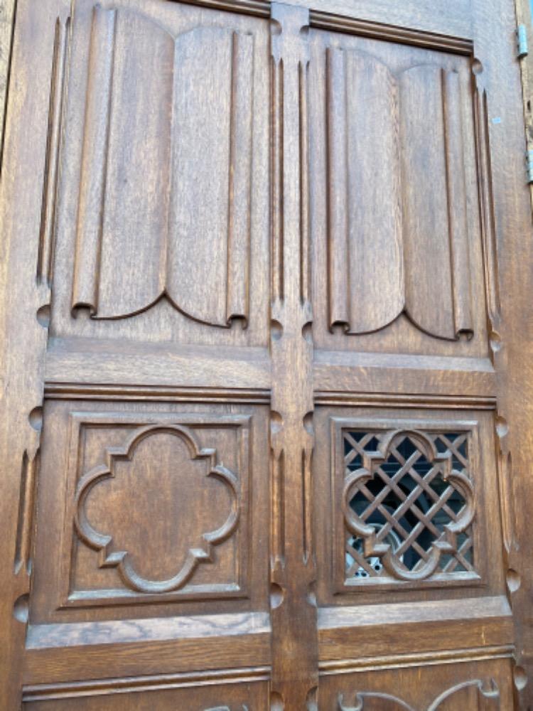 Pair  Gothic - style Church Doors