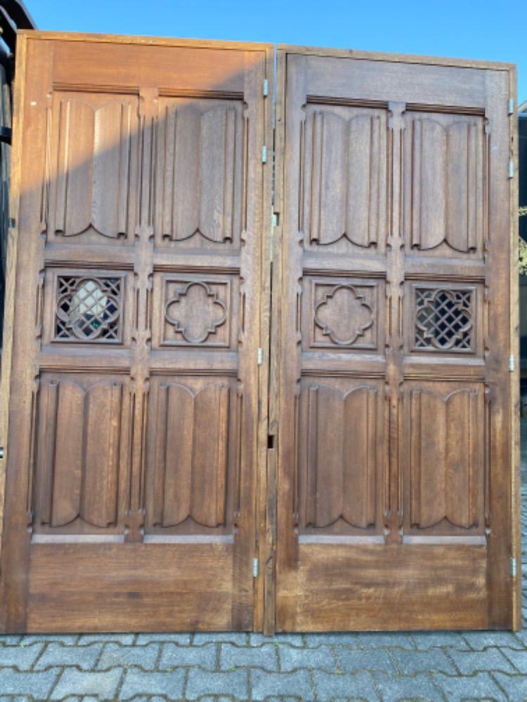 Pair  Gothic - style Church Doors