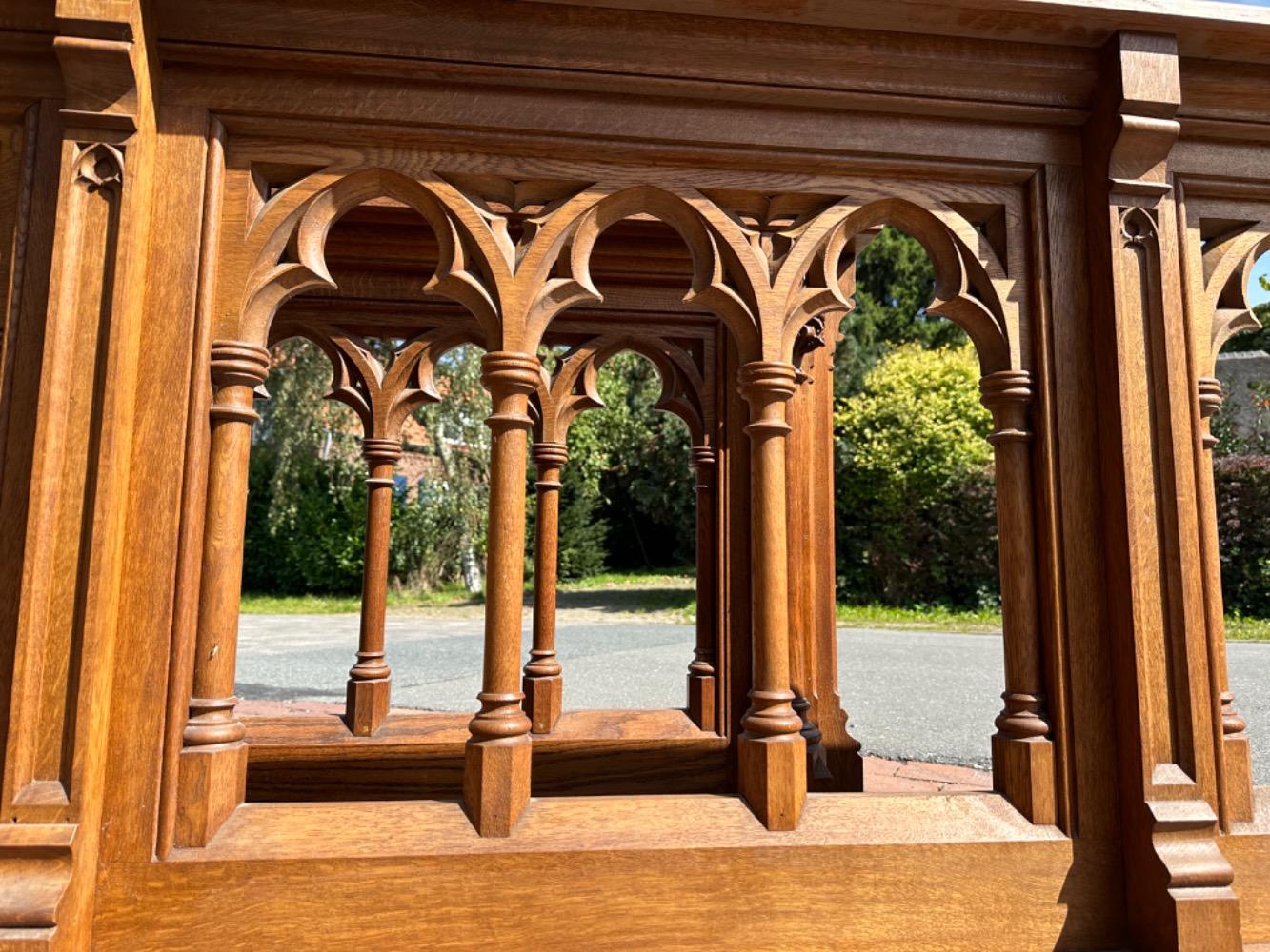 Pair Gothic - Style Communion Rails