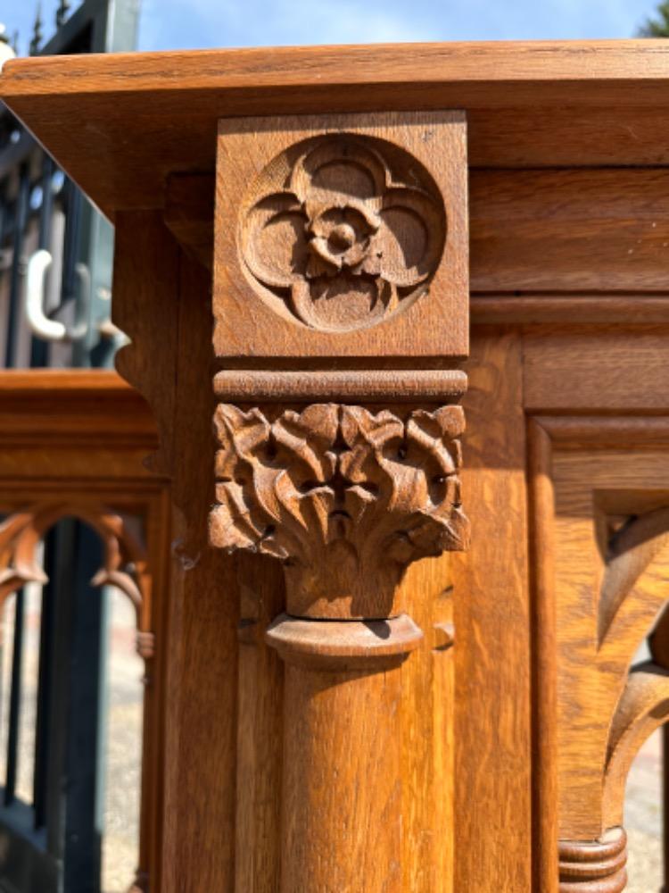 Pair Gothic - Style Communion Rails